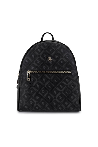 Tamer Tanca Kadın Vegan Siyah Sırt Çantası 743 2335 Bn Cnt Y25 Sıyah Gfrj Siyah