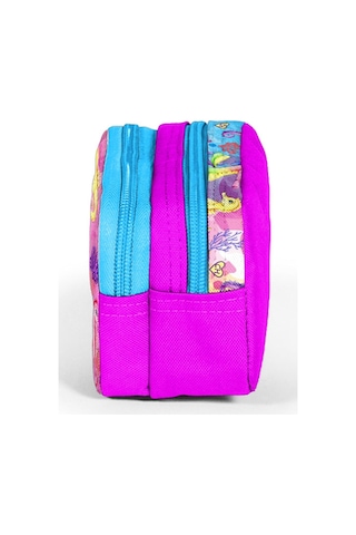 Coral High İki Bölmeli Kız Çocuk Mavi Denizatı Kalem Çantası Kalemlik