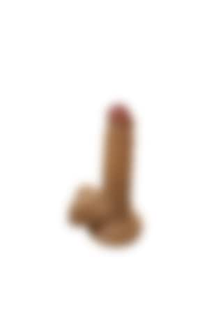 River World 16,5 Cm Lik Melez Testisli Gerçekçi Dildo