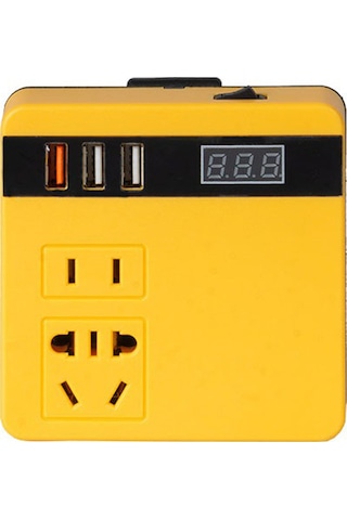 Maiyame 120w Lityum Pil İnvertörü 21v-220vac Çift Motorlu Akıllı Çoklu Koruma Voltaj Göstergeli Çok Fonksiyonlu