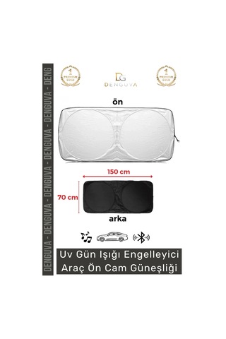 Otogüneşlik Katlanabilir Isı Yalıtımlı Ön Cam Araba Güneşliği Pratik Sağlayan Evrensel Uyum Güneşli