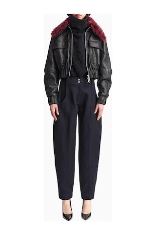 16arlington 16arlıngton Cie Jacket Shearling Bomber Ceket Siyah