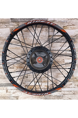 Ride İt Jant Komple Siyah Ön Jant Kampanalı Model 1.20 X 17 '-