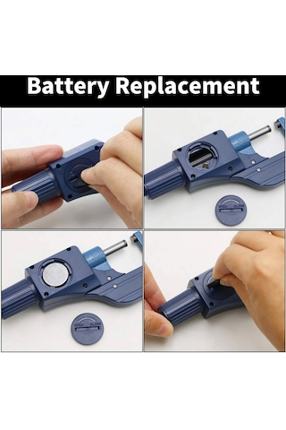Shahe 0,001 MM Hassas Dijital Dış Çap Mikrometre 0-25 MM