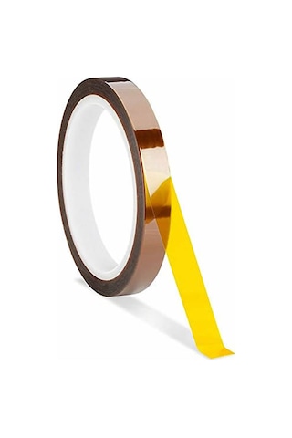 Kapton Bant 10mm x 30 Metre Yüksek Düşük Sıcaklık -73C  260C