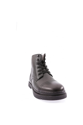 Dgn 2509-1 Erkek Bağcikli Fermuarli Sneakers Bot 2509-1-1585-R1534 Siyah