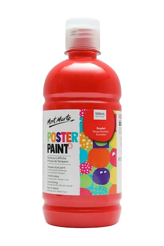 Mm Poster Boyası 500ml - Scarlet