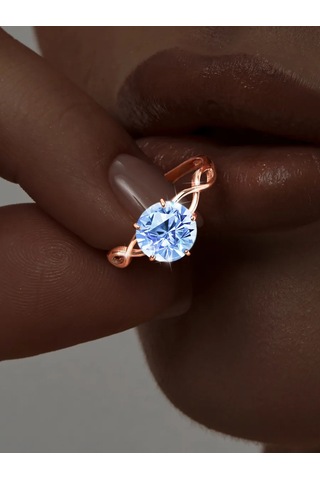 Asj Altın Bayan Yüzük 925 Gümüş 197601225 Pembe