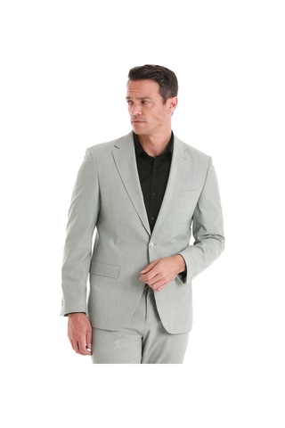 Hatemoğlu Gri Slim Fit Desenli Mono Yaka Klasik Takım Elbise 33202024c005 328 Gri