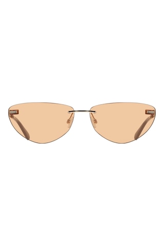 Calvin Klein Jeans Ckj 25208s 721 63 Kadın Cat Eye Gold Metal Güneş Gözlüğü Altın