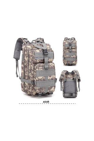 Ccgloball Kamuflaj Sırt Çantası Yürüyüş Kros Kamp Açık Dağcılık Çantası Taktik Sırt Çantası Acu Rengi