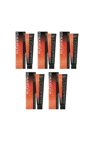 Maxstyle Sps567 Argan Ve Keratin 2025/ac.gr Açık Gri 60 Ml 5 Adet Saç Boyası Oksidansız
