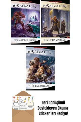 Karanlığın Kuşatması Drizzt Efsanesi 9. Kitap + Gümüş Damarları Drizzt Efsanesi 5. Kitap + Kristal Parçası Drizzt Efsanesi 4. Kitap