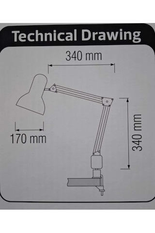 Ceritoğlu Kıskaçlı Masa Lambası - Sıkıştırmalı-akrobat 320-1 Kırmızı