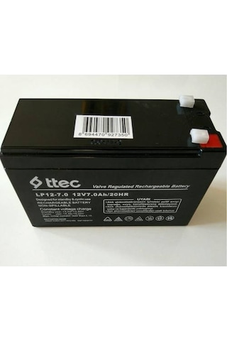Ttec 12 Volt 7 Amper Bakımsız Kuru Akü 12v 7ah Ttec 12 Volt 7 Amper Bakımsız Kuru Akü 12v 7ah