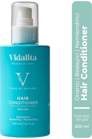Vidalita Beauty & Care Rich Oils Argan Jojoba & Keratin Saç Bakım Kremi 200 ML
