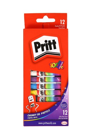 2 Adet Pritt 12'li Pastel Boya Diğer