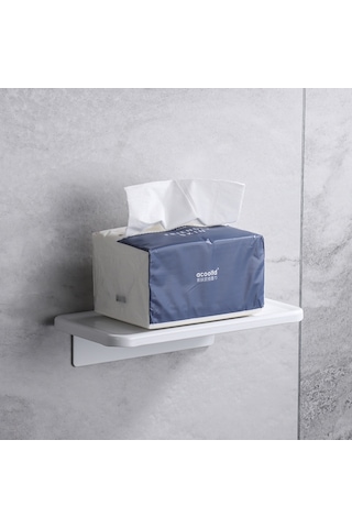 Yunboo Banyo Alüminyum Kağıt Torbası Tutucu - Modern Minimalist Tasarım, Delme Yok Kurulum, Telefon Tutucu Özelliği, Korozyona Dayanıklı, Beyaz Renk G Modeli Diğer