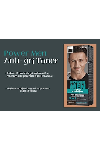Power Men Anti-grey Toner 3ü1 Arada 03 Orta Kahverengi