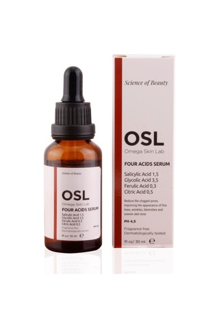 OSL Omega Skin Lab Sebum Dengesi Gözenek Ve Kırışıklık İçin Four Acids Serum 30 ML