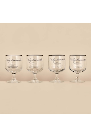 Bella Maison Daily Reminder 4'lü Cup Set 300 CC