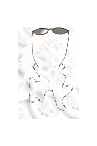 Doğal Anjelit Taşlı Gözlük İpi 129-10