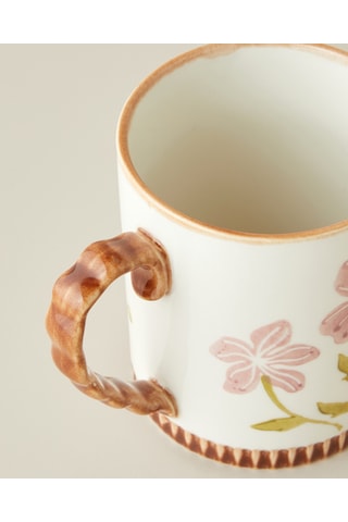English Home Livy Stoneware Kupa 470 Ml Pembe