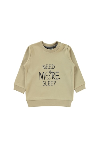 Civil Baby Kız Bebek Sweatshirt 6-18 Ay Sütlü Kahve 193519360y21-6 Sütlü Kahve