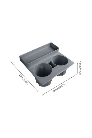 Monyee Tesla Model 3/y İçin Silikon Bardak Tutucu Takımı - Depolama Özelliği İle Pembe Araç İç Dekorasyon Aksesuarı