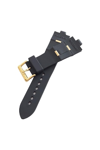 Bvlgari Uyumlu 22mm Sarı Tokalı Silikon Saat Kordonu