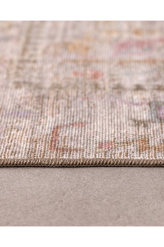 Madame Coco Vasco Halı - Bej - 80x300 Cm 8684427335000 Çok Renkli