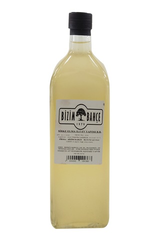 Bizim Bahçe Doğal Ev Yapımı Elma Sirkesi 1 L