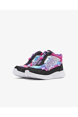 Skechers Jumpsters Kız Çocuk Siyah Işıklı Bot Siyah