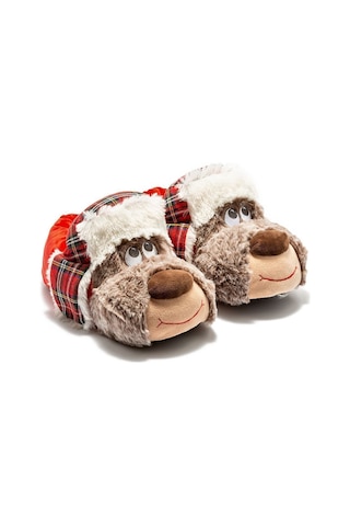 Twigy Goldi Erkek Hayvanlı Panduf Kahverengi 41/46 AA0630