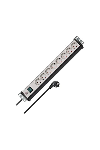 Brennenstuhl Premium-line 8 Soketli Anahtarlı 3 Metre Kablolu Server Dolabı Uyumlu 16 A Priz