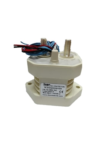 İKON TEKNİK EVQ300G1DA DC Kontaktör 300A 12V 900VDC SPST NO Yardımcı Kontak