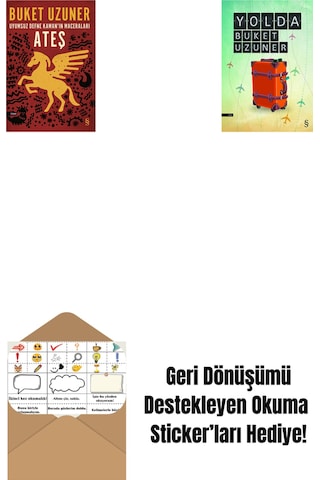 Uyumsuz Defne Kaman'ın Maceraları - Ateş + Yolda + Okuma Sticker'ları
