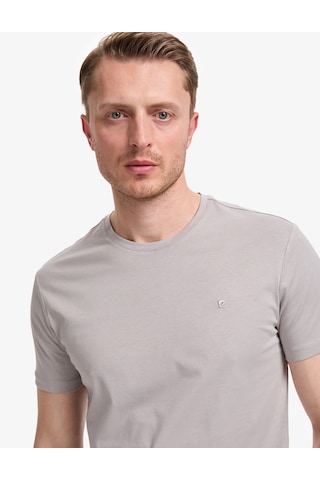 Pierre Cardin Erkek Gri Tişört Basic 50325307-vr024
