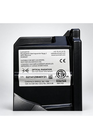Luminell Rlx C Dsb 24v 80w Led Marin Projektör - Islak Alan Ve Gemi Aydınlatması Ip66/ıp67 Siyah