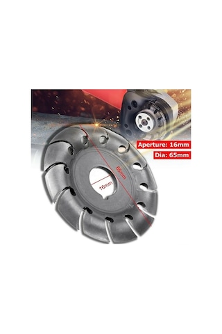 Pazly Manganez Çelik Ahşap Oyma Diski - 90mm Çap, 16mm Delik, 4 Renk Seçeneği