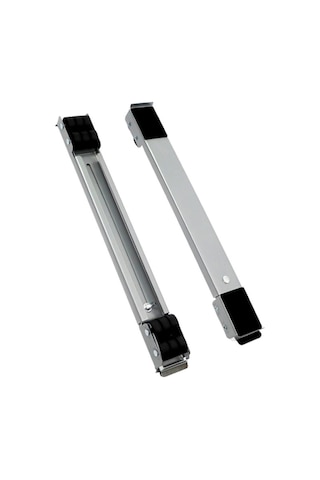 Çift Mobilya Hareketli Parantezler Cihaz Kaydırıcıları Kilitleme Tekerlekleri Çamaşır Makinesi Buzdolabı Dondurucu Rastgele Beyaz - Altın