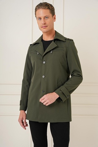 Efor Ka 086 Slim Fit Haki Spor Kaban Haki