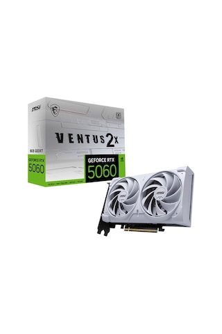 Msı Geforce Rtx5060 8g Ventus 2x Oc Whıte 8gb Gddr7 128bıt 1xhdmı 3xdp Ekran Kartı