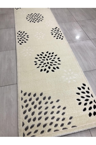 Saray Halı Samyeli 10940 Wk 80X300 Krem 3 Metre Yolluk !