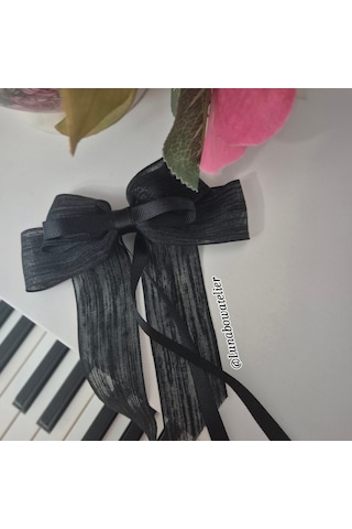 Luna Noir Black Saç Tokası Siyah