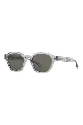 Gucci Gg 1730s 004 50 Unisex Oval Şeffaf Kemik Güneş Gözlüğü Şeffaf