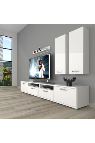 Decoraktiv Eko 5200d Slm Tv Ünitesi Tv Sehpası Beyaz