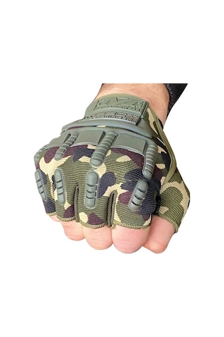 Difi 1107 Mechanix Parmaksız Eldiven Kamuflaj