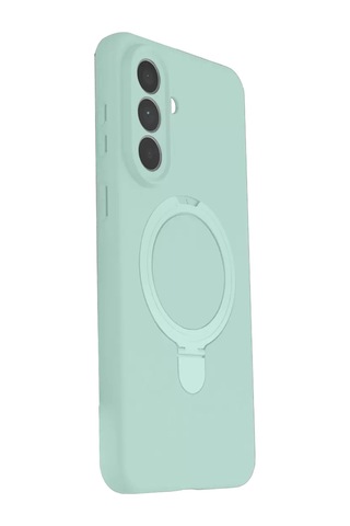 Samsung Galaxy A57 5g Regal Magsafe Standlı Kapak - Su Yeşili renkli