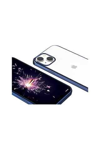 Apple Uyumlu iPhone 13 Kılıf Zore Pixel Kapak Lacivert